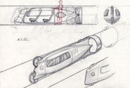 Anatoly Yunitskiy - Sketch engineering design of a passenger capsule with a pusher propeller