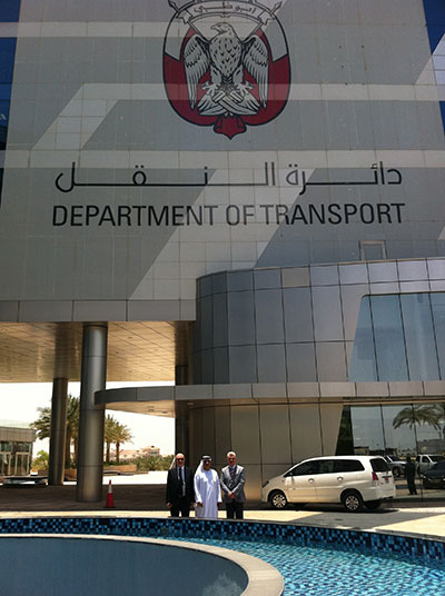 The second round of talks at the Department of transport of Abu Dhabi