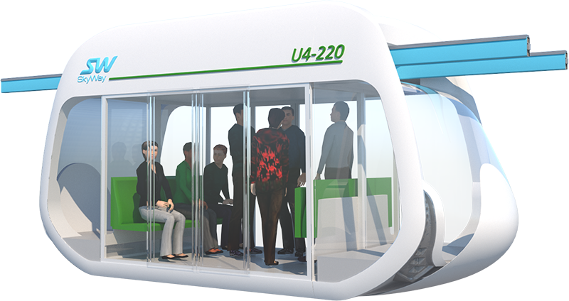 Large-sized double-rail UniBus U4-220
