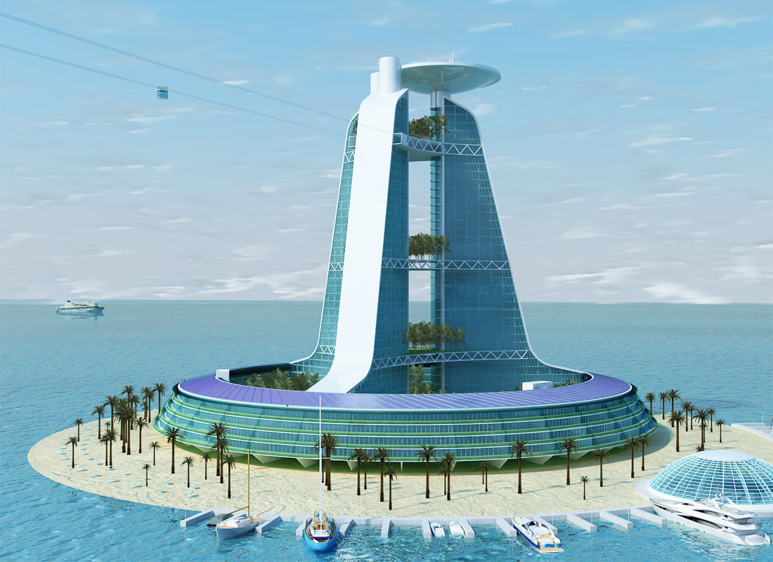SkyWay development project Island