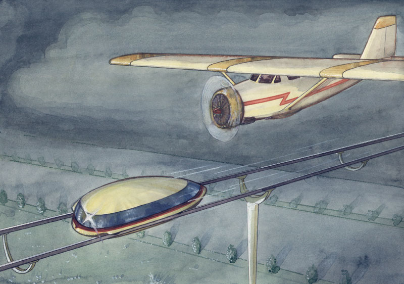 Anatoly Yunitskiy - rail car with the speed of an airplane