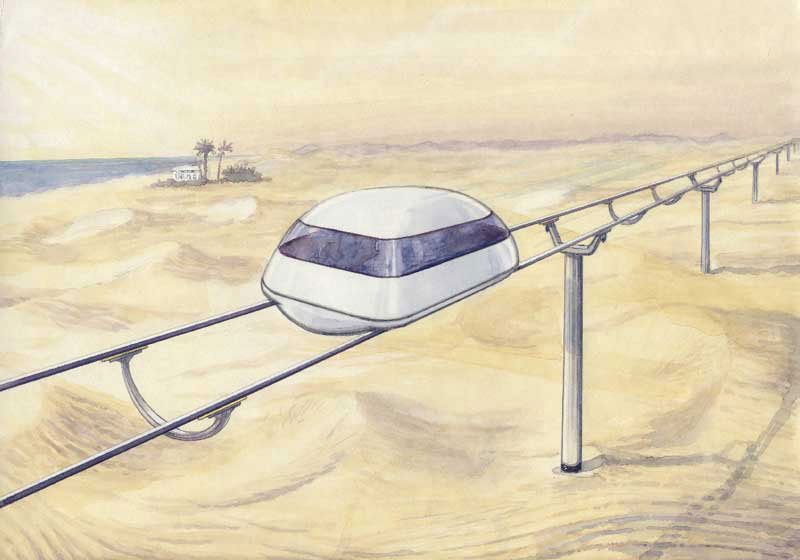 Anatoly Yunitskiy - a version of the transport system to be built in harsh climate