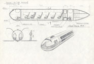 Anatoly Yunitskiy - Sketch engineering design of a 12-seat carriage