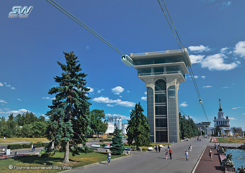 President of the International Academy of transport Victor Dosenko proposed to build SkyWay circular route at VDNKh