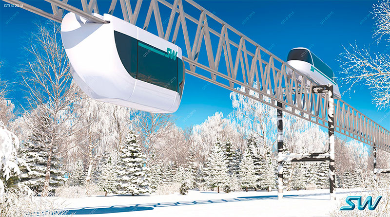 Scientific educational portal World knowledge - SkyWay is most environmentally friendly transport