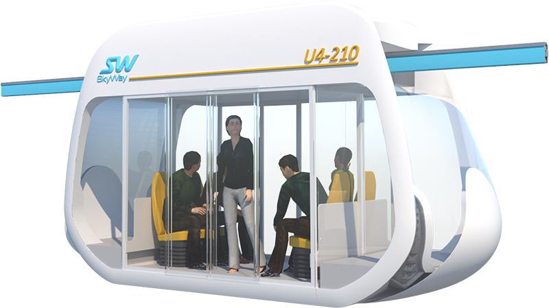 Mid-sized monorail UniBus U4-210