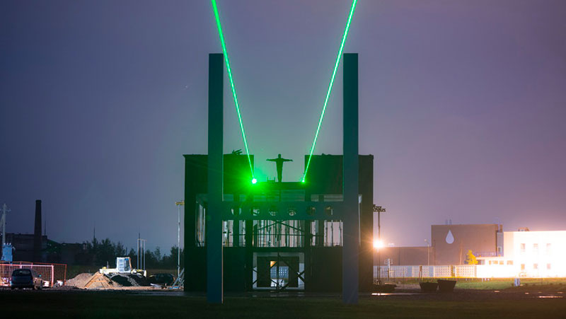Lasers in SkyWay EcoTechnoPark