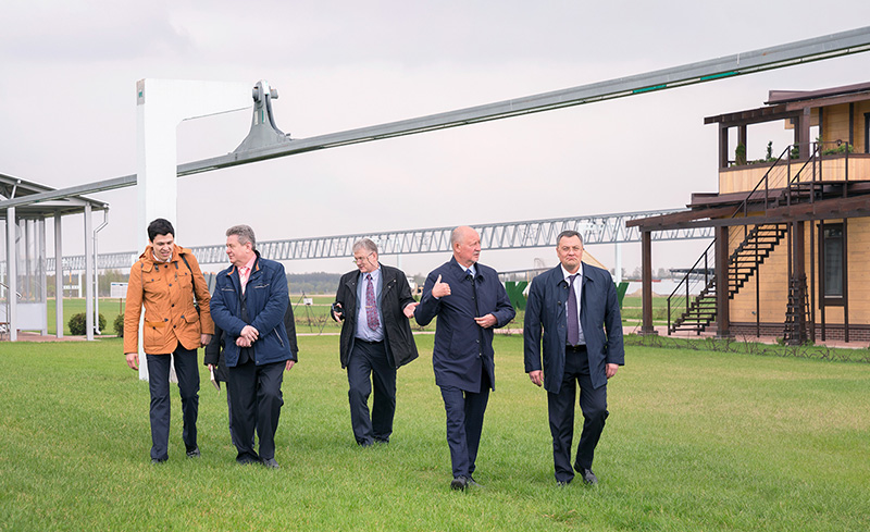 Yekaterinburg City Administration visits SkyWay transport production facility