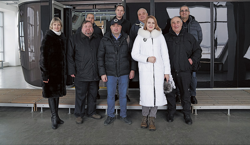 Georgian entrepreneurs and officials visit the production facility and EcoTechnoPark