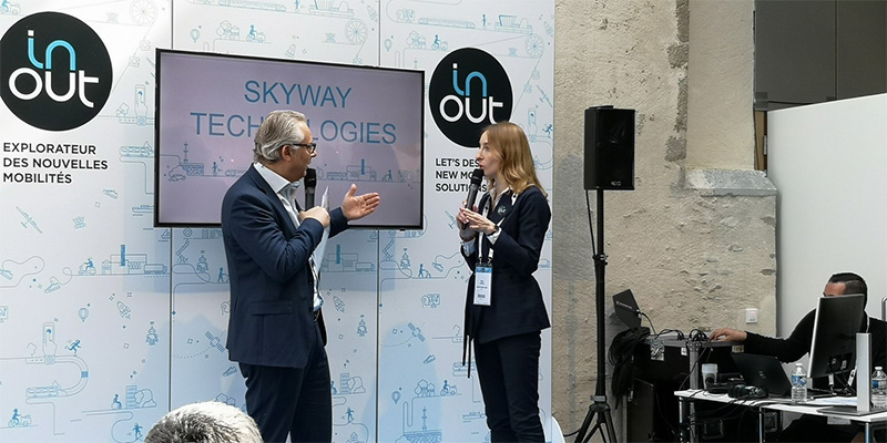 SkyWay transport at the forum InOut 2019