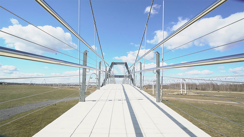 SkyWay string bridge