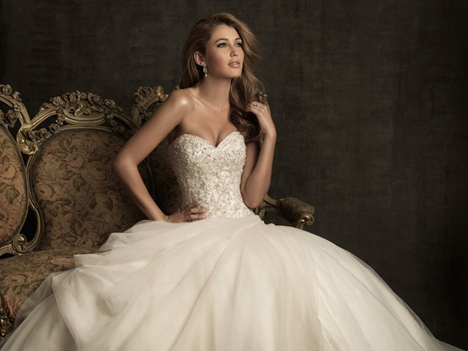  Красивые свадебные платья: как правильно определиться с фасоном?