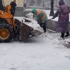 Расчистка Киева от снега осуществляется в долг