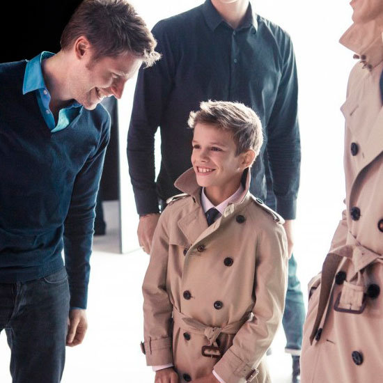Сын Дэвида и Виктории Бекхэм снялся в рекламе Burberry