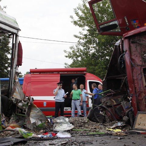  “КамАЗ”, протаранивший автобус в Новой Москве, весной был снят с учета