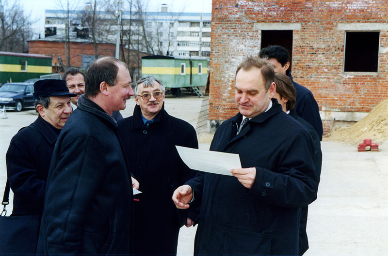 First Deputy Minister of Transportation of Russia Mr. Nasonov at the UST testing ground