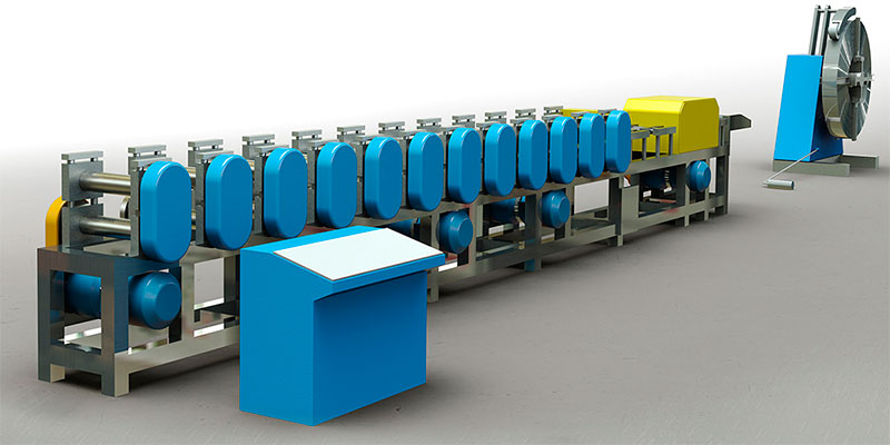 EcoTechnoPark object: portable rolling complex to manufacture special rail head
