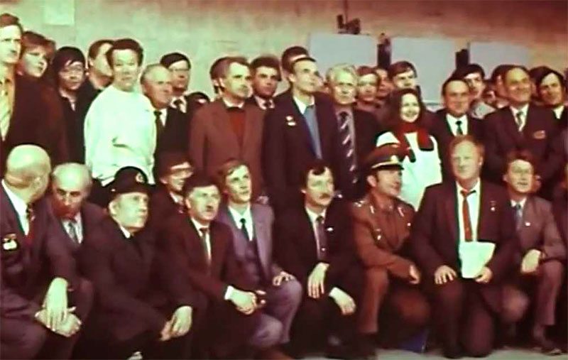 City of Gomel, April 1988. The first scientific and technical conference Rocket-free industrialization of space: problems, ideas, projects (A.Yunitskiy - fourth from the right in the lower row)