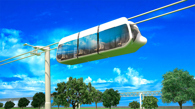 EcoTechnoPark object: suspended urban unibus