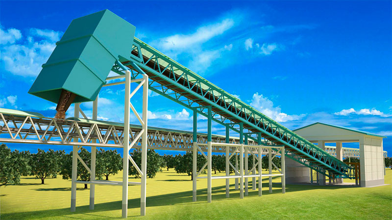 EcoTechnoPark object: loading and unloading terminal No.2 for cargo SkyWay