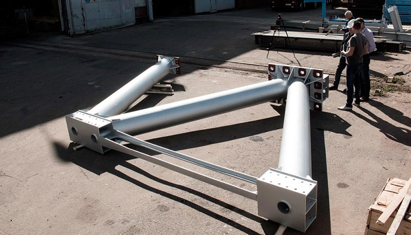 SkyWay - acceptance of anchor supports for lightweight track structure