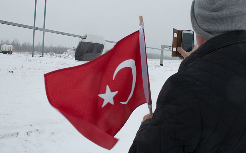 16 декабря представители из Турции нанесли визит в демонстрационно-сертификационный центр SkyWay, где в данный момент проходят испытания струнного транспорта